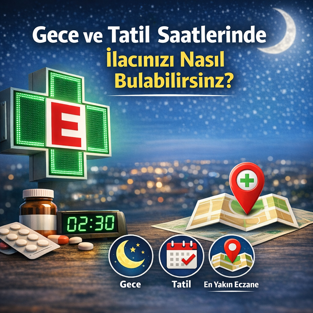 Gece ve Tatil Saatlerinde İlacınızı Nasıl Bulabilirsiniz?